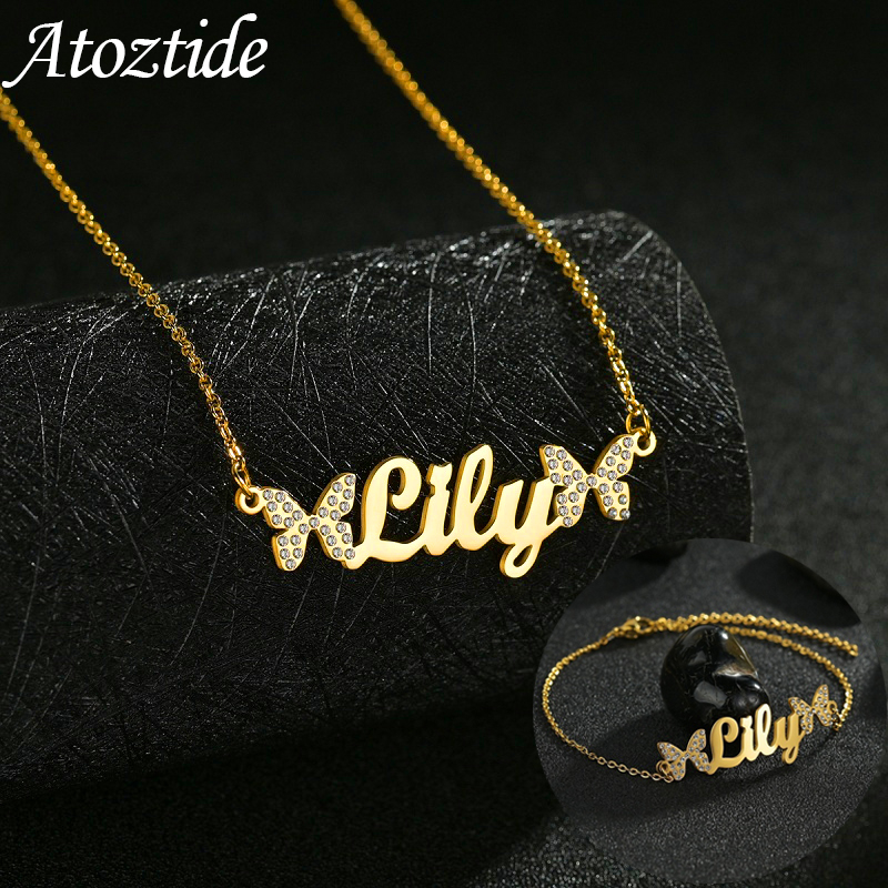 Women Accessories Gift Set - Atoztide Customized Jewelry Set Necklaces Zircon