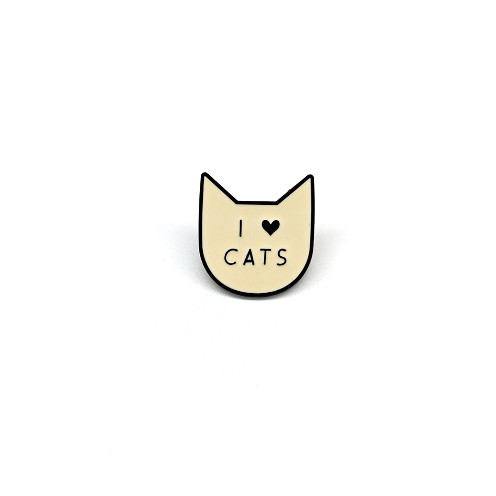 Cute Cartoon I Love Cat Brooch - огляд і ціна Women Accessories Picture