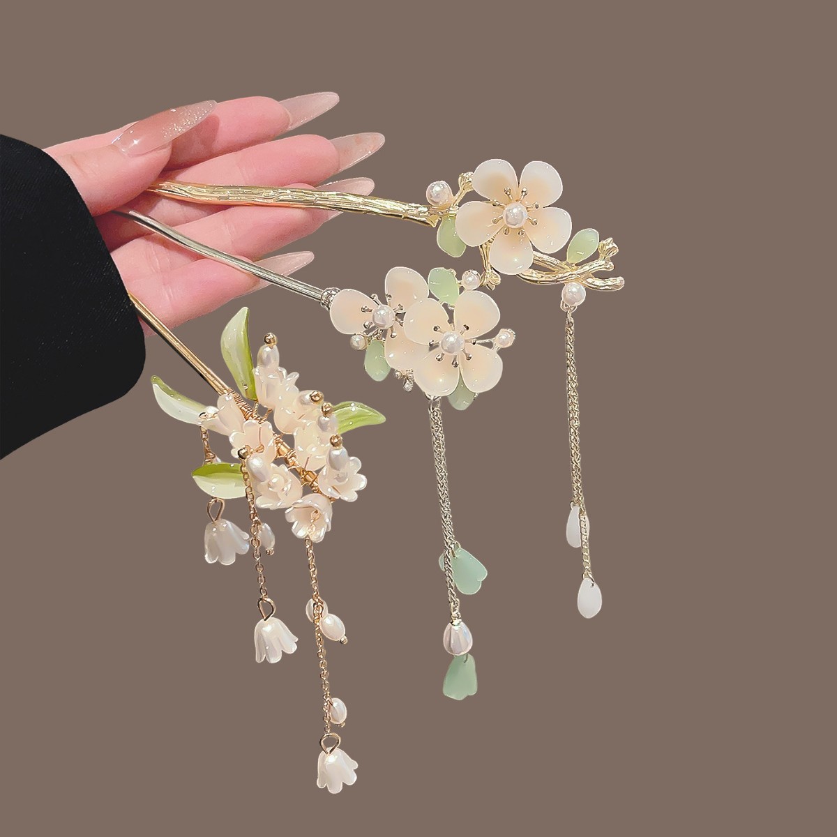 Vintage Chinese Style Tassel H - огляд і ціна Pearl Hair Pin