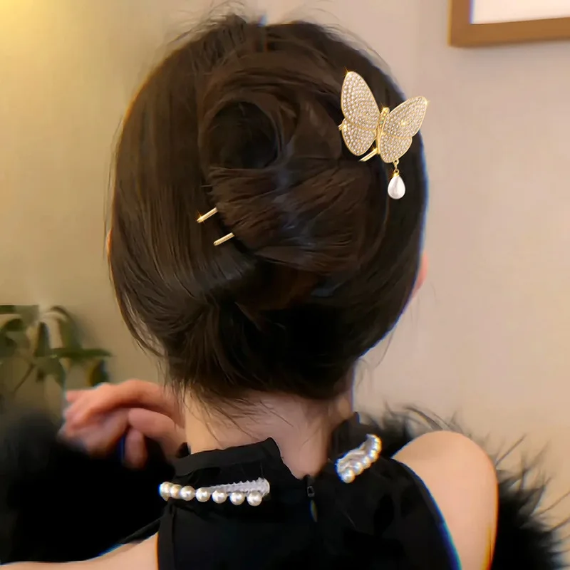 Antique style pearl rhinestone - огляд і ціна Pearl Hair Pin