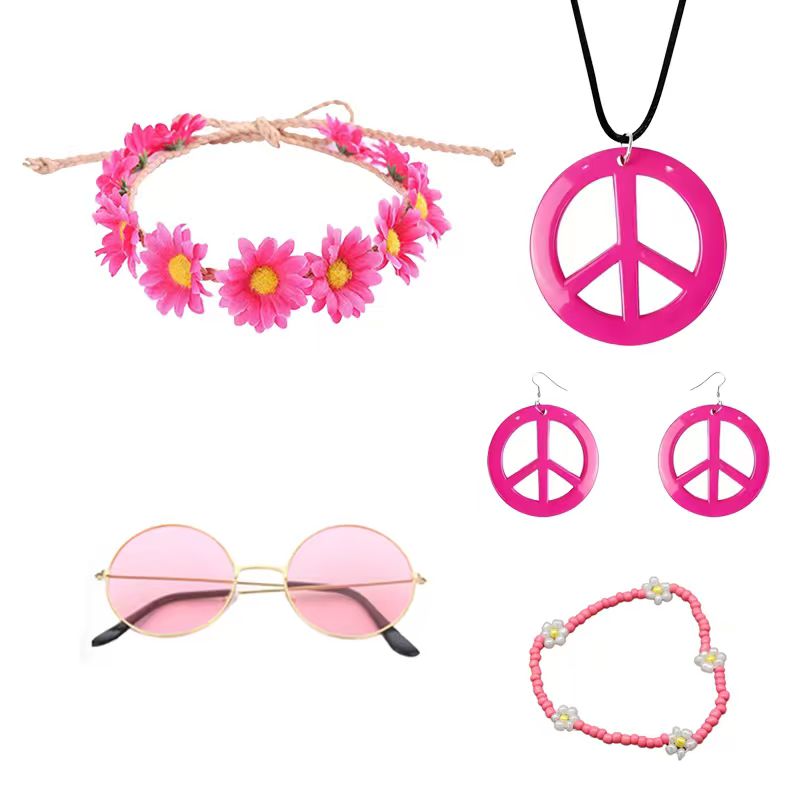 PESENAR Hippie Costume Accesso - огляд і ціна Women'S Accessories In The 60S