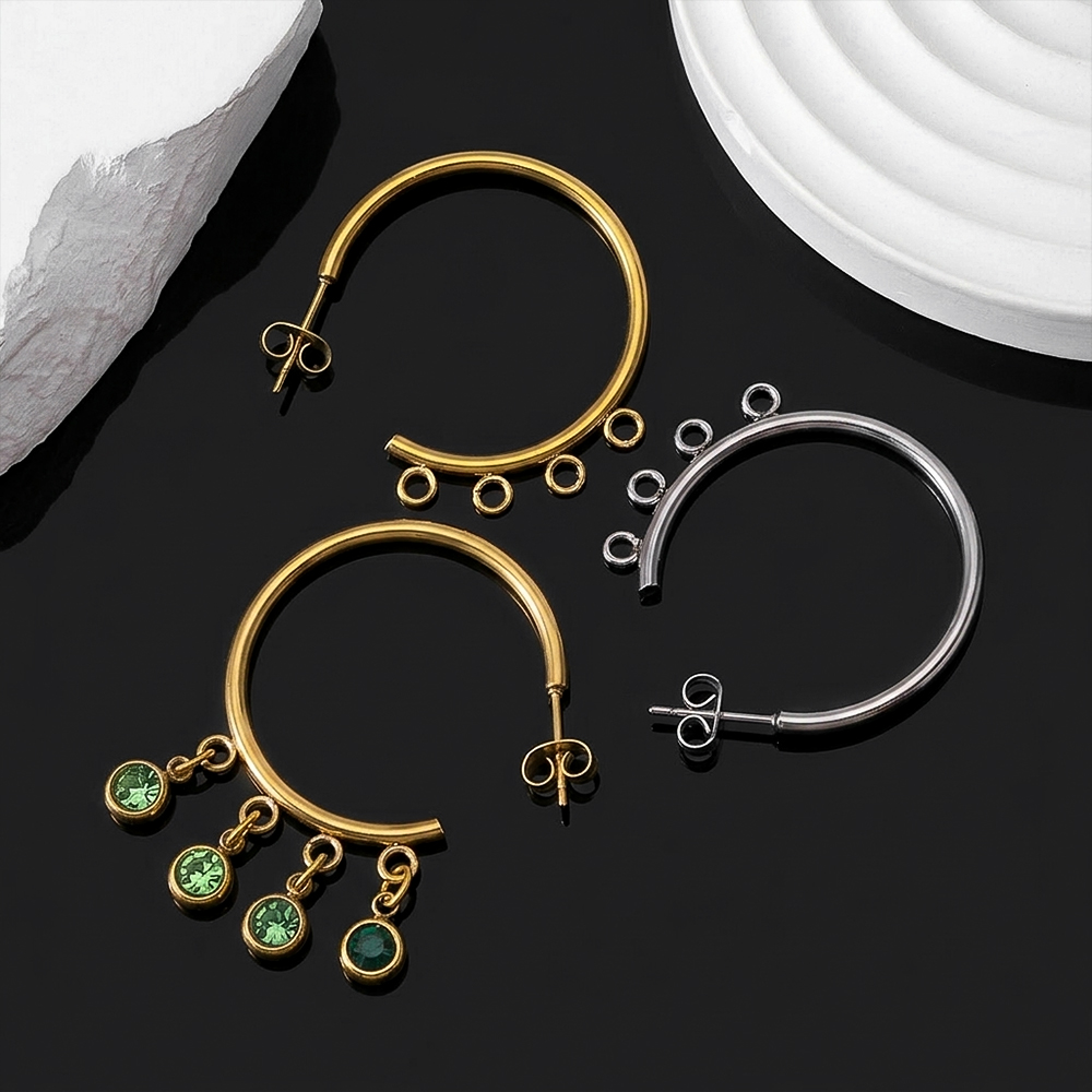 10pcs Stainless Steel Gold Pla - огляд і ціна Women Accessories Gift Set