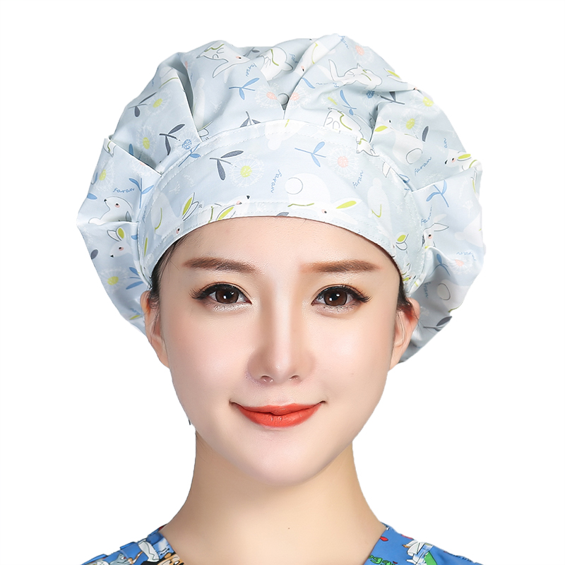 Bouffant Scrubs Hats Cartoon P - огляд і ціна Women'S Work Accessories