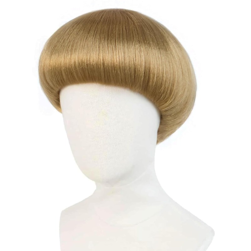Short Blonde Bowl Cut Wig Blon - огляд і ціна Women'S Accessories In The 60S