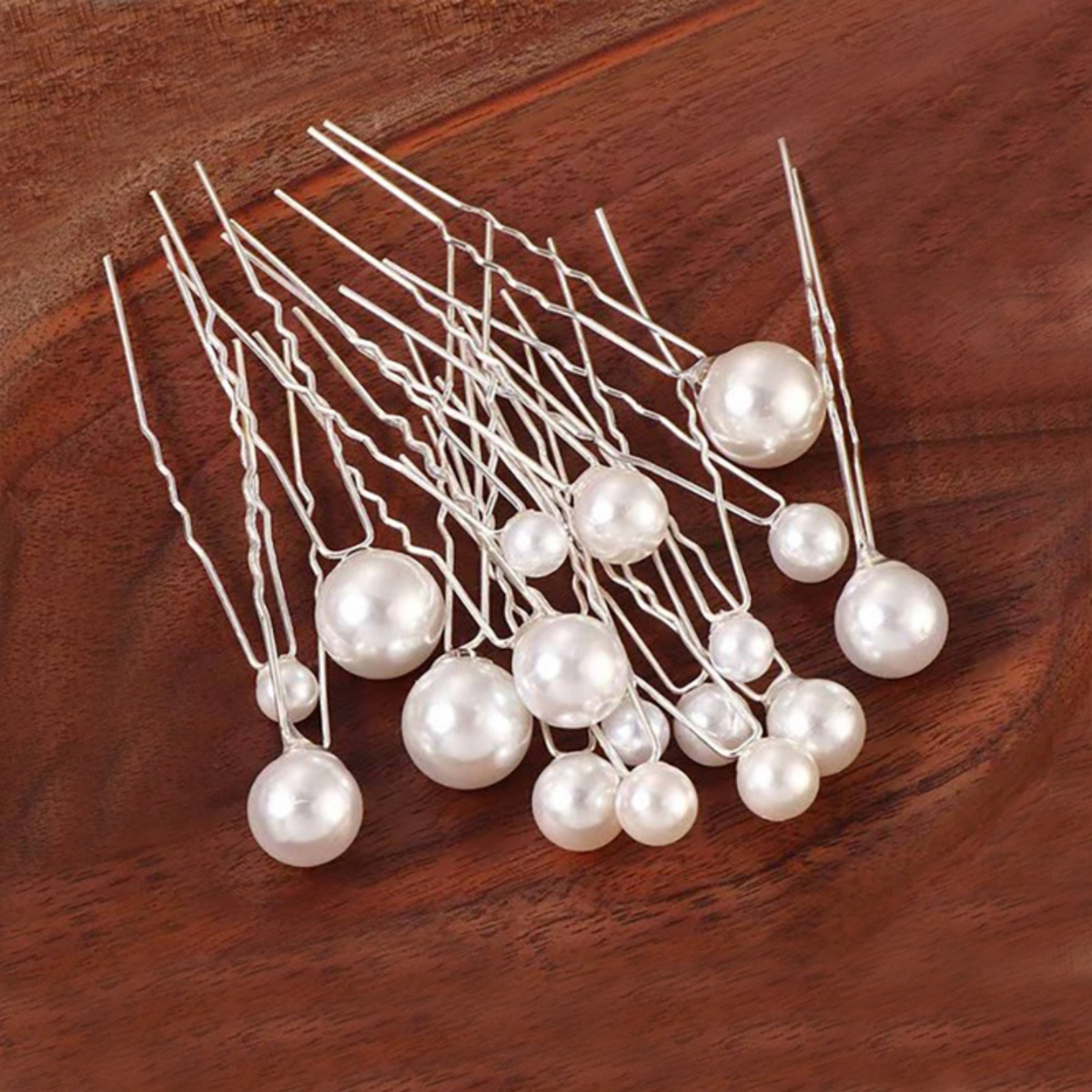 Pearl Hairpins 18Pcs U-Shaped  - огляд і ціна Women Accessories Gift Set