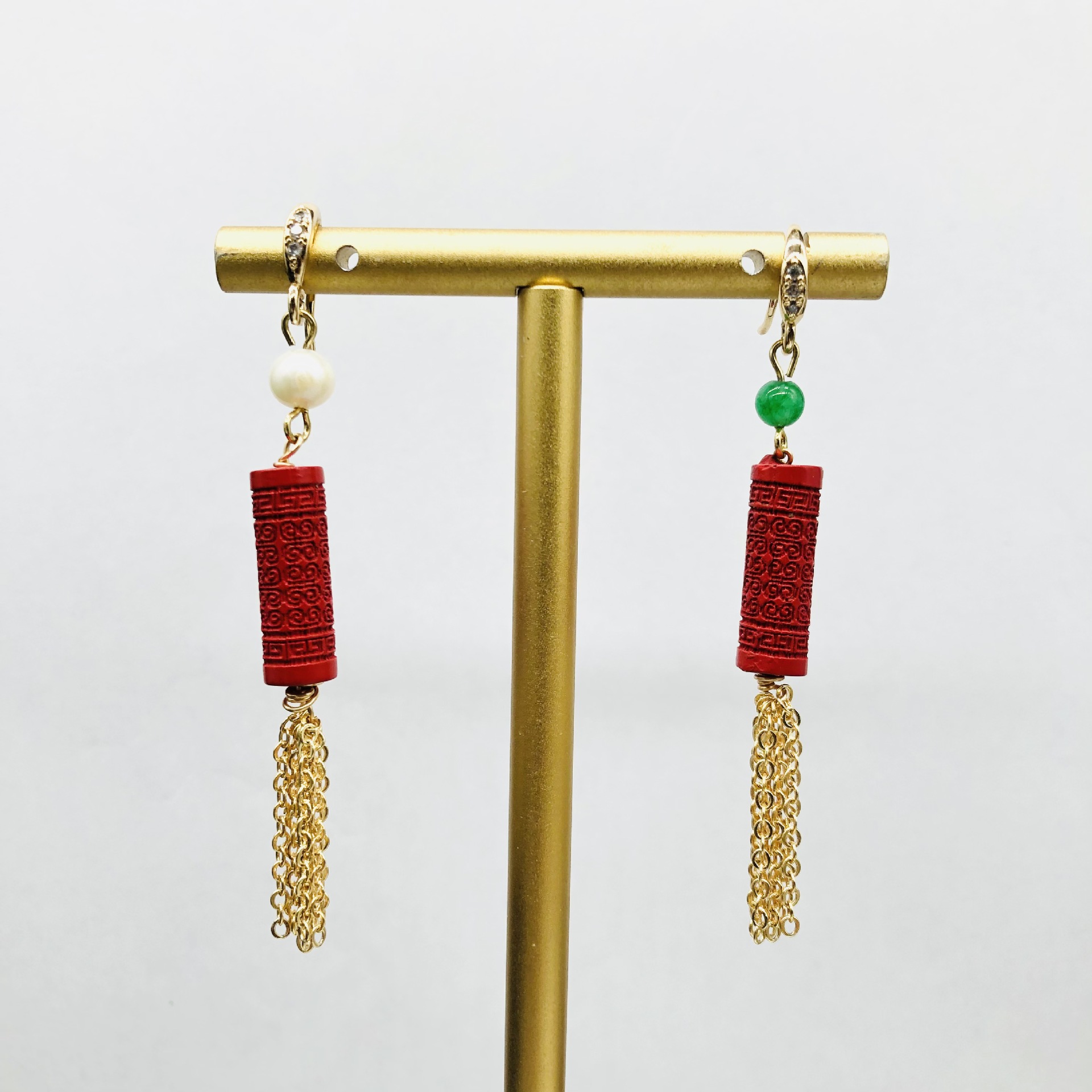 AB cinnabar fringed earrings o - огляд і ціна Women'S Accessories Manufacturers