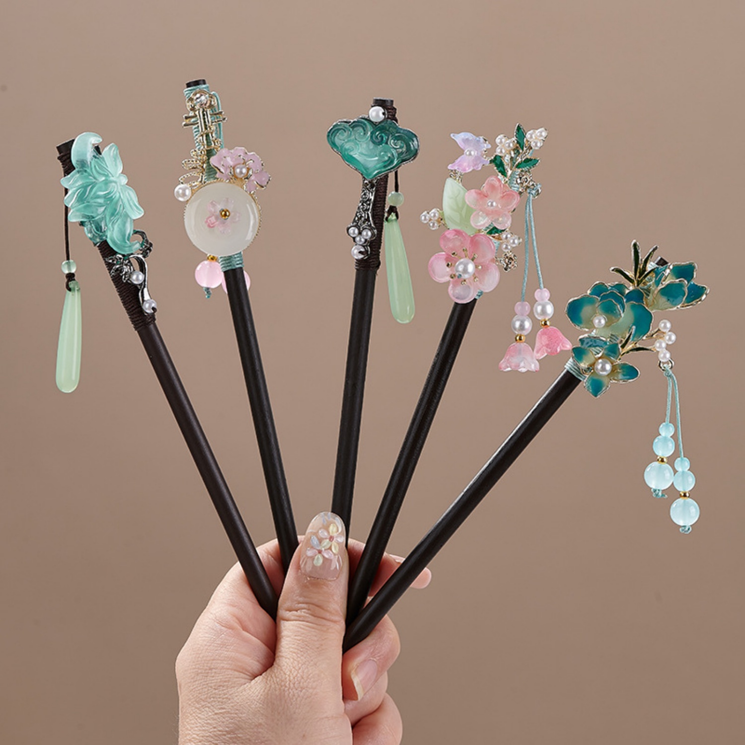 Vintage Flower Hairpin For Wom - огляд і ціна Pearl Hair Pin