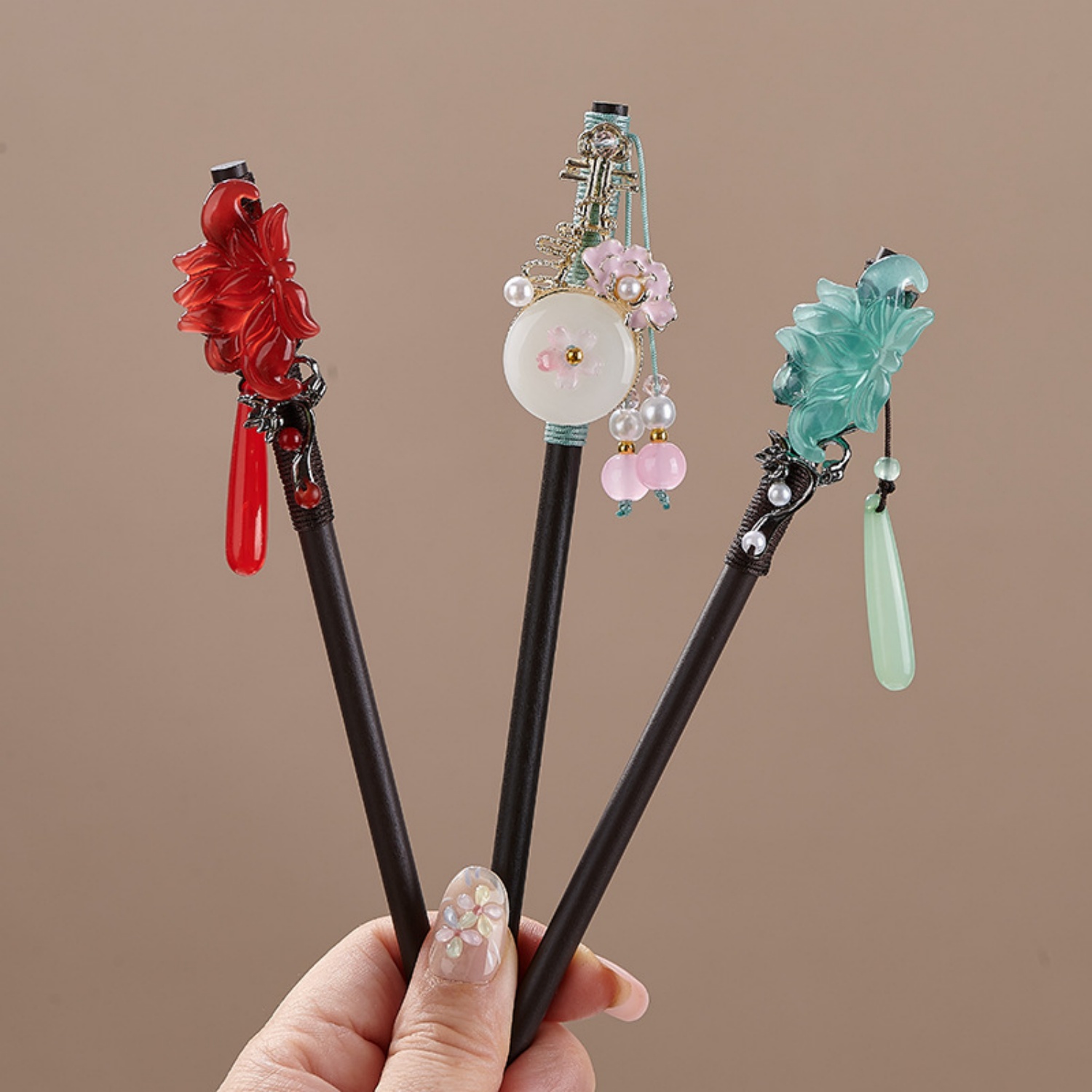 Vintage Flower Hairpin For Wom - огляд і ціна Pearl Hair Pin