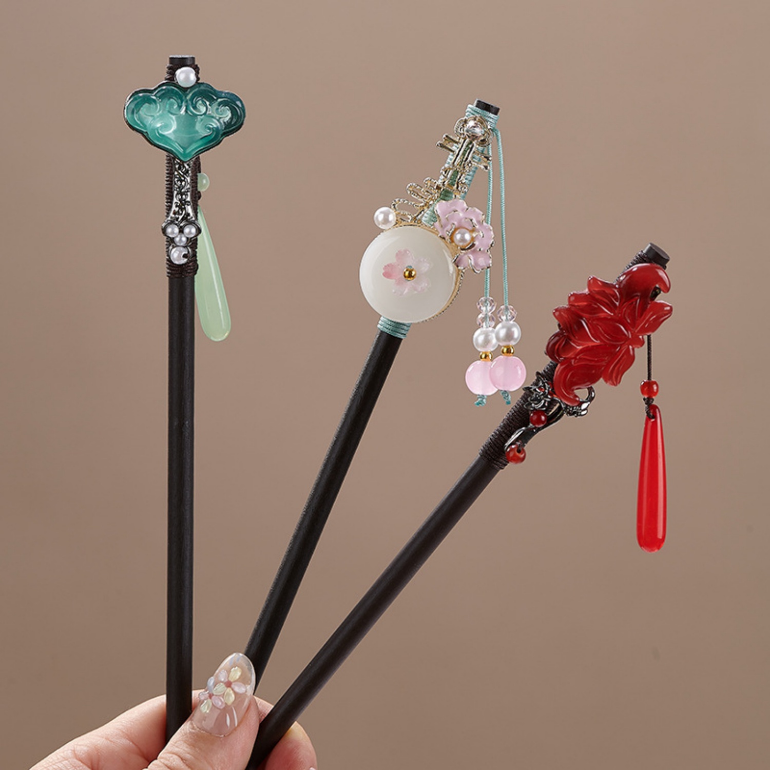Vintage Flower Hairpin For Wom - огляд і ціна Pearl Hair Pin