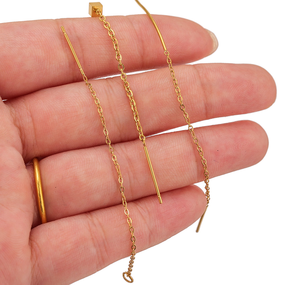 10pcs Stainless Steel Long Ear - огляд і ціна Women Accessories Gift Set
