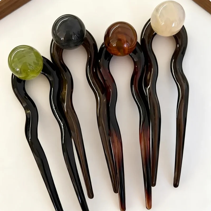 Fashion Colored Pearl U-Shaped - огляд і ціна Pearl Hair Pin