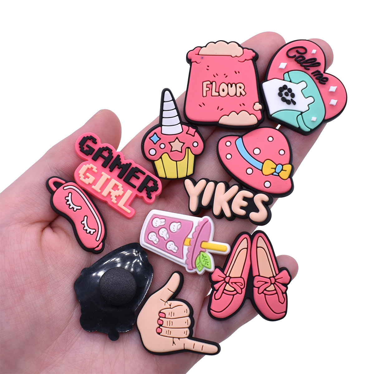 Cute Pink Shoe Charms Decorati - огляд і ціна Women'S Accessories Crocs
