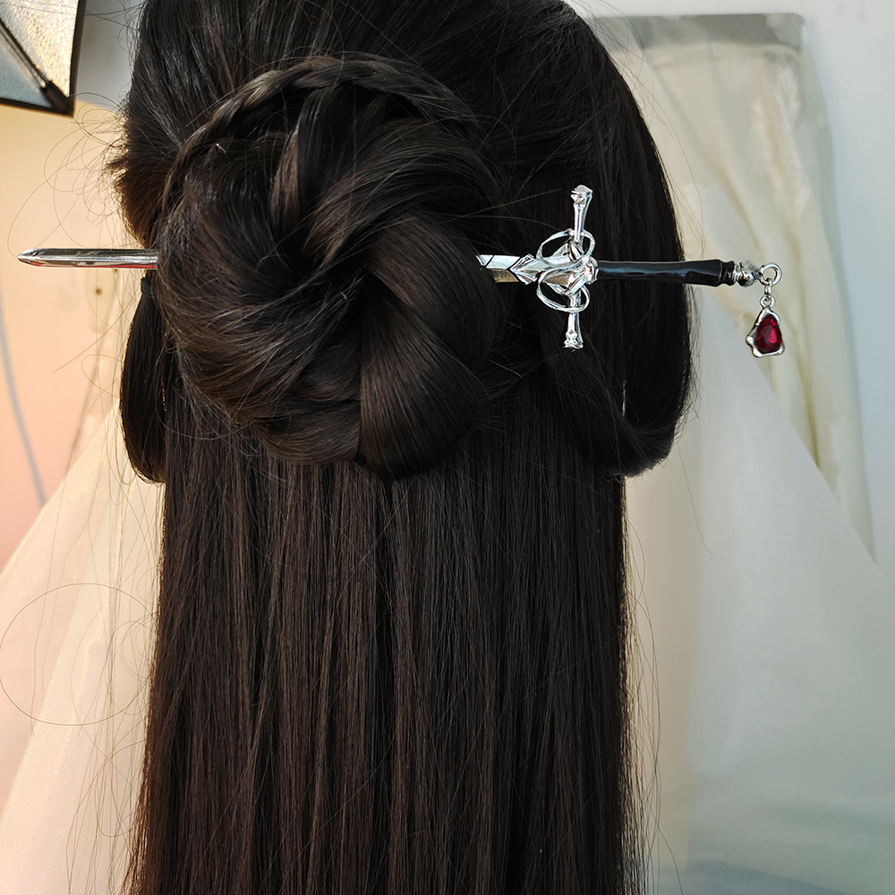 Chinese Sword Shaped Hair Stic - огляд і ціна Pearl Hair Pin