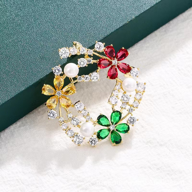 Popular zircon brooch design b - огляд і ціна Women'S Accessories Manufacturers