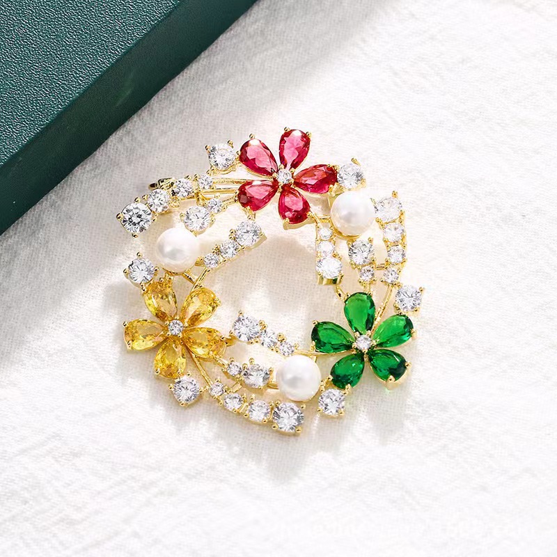 Popular zircon brooch design b - огляд і ціна Women'S Accessories Manufacturers