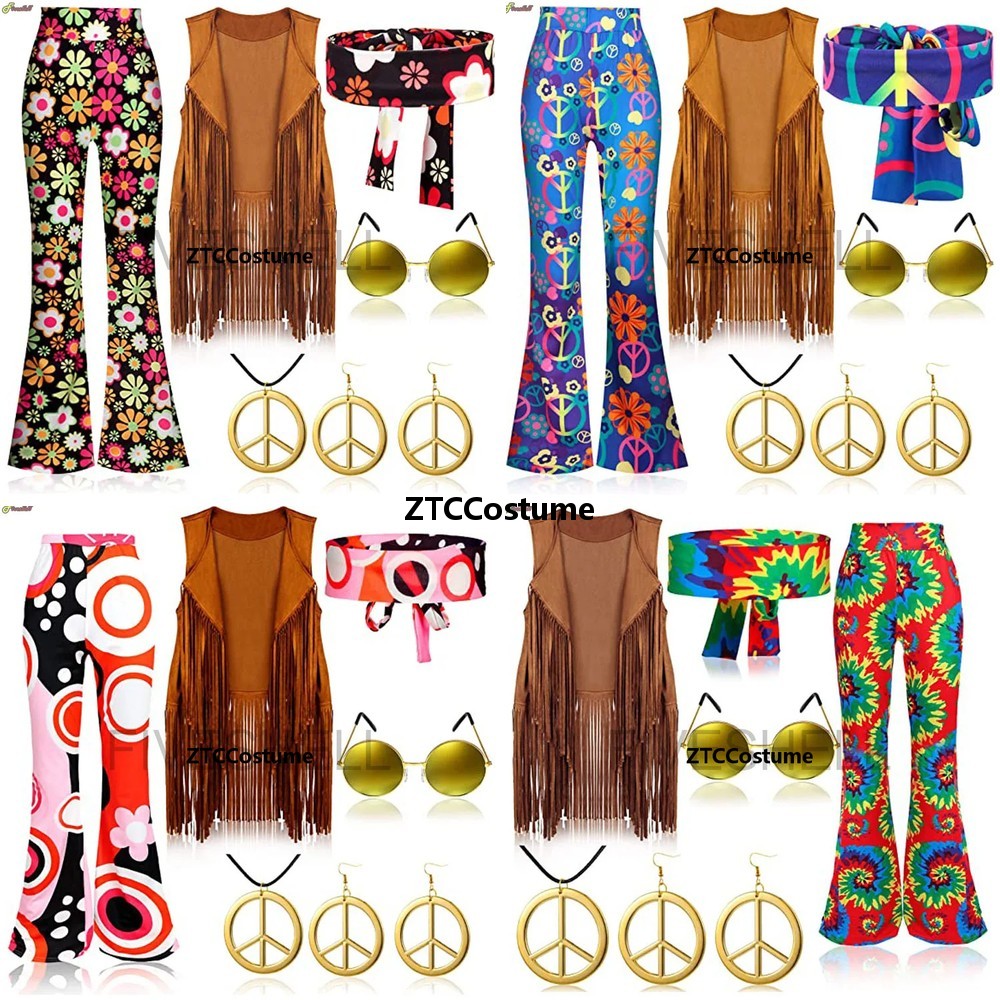 Hippie Costume Women 60s 70s P - огляд і ціна Women'S Accessories In The 60S