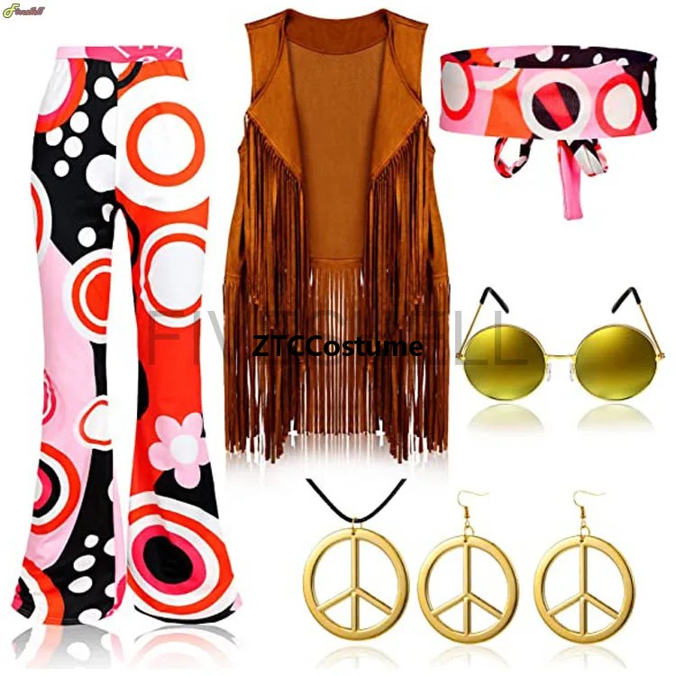 Hippie Costume Women 60s 70s P - огляд і ціна Women'S Accessories In The 60S