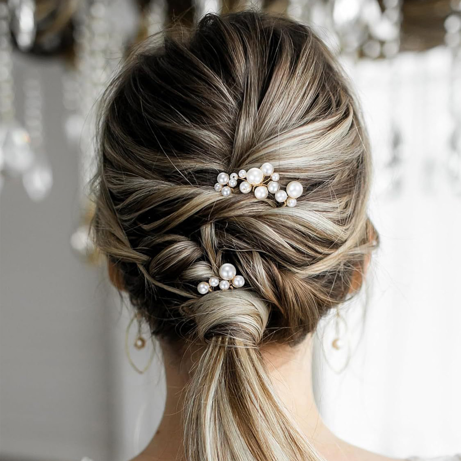 3pcs Bride Hairpin Trendy Hair - огляд і ціна Pearl Hair Pin