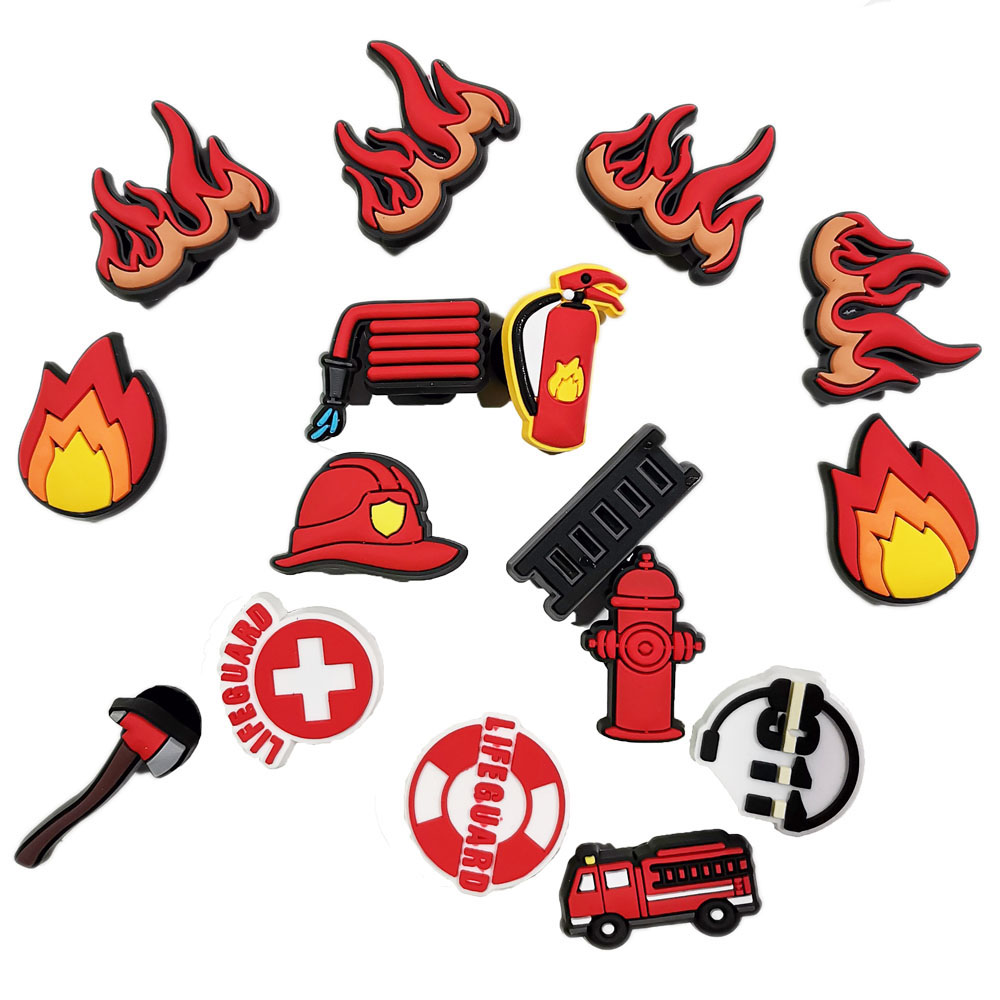 Fireman Shoe Charms for Crocs  - огляд і ціна Women'S Accessories Crocs
