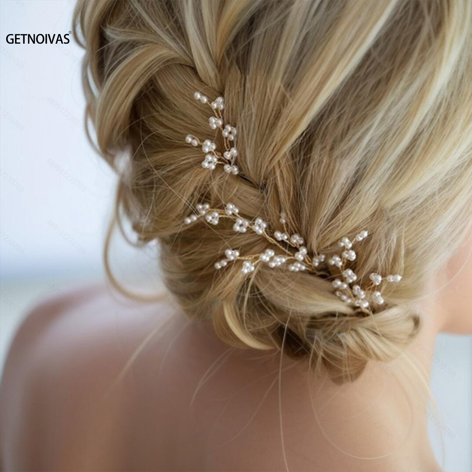 3PCS Wedding U Shape Hair Clip - огляд і ціна Pearl Hair Pin