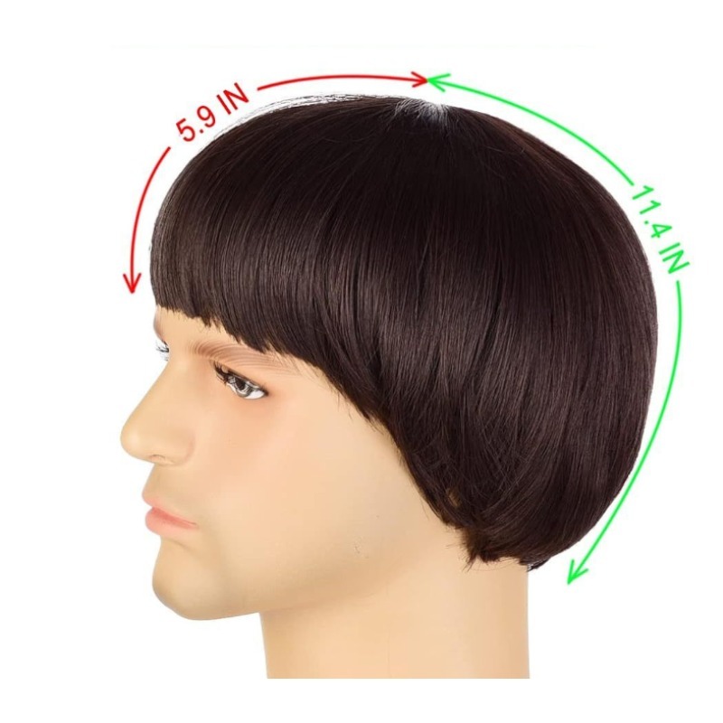 Mushroom Wigs with Bangs + Gla - огляд і ціна Women'S Accessories In The 60S