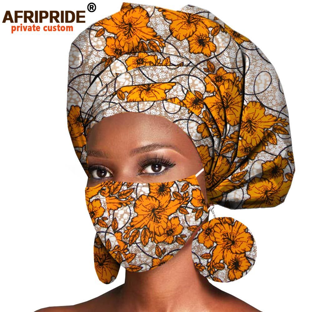 African Headwrap Earrings Hair - огляд і ціна Women'S African Accessories