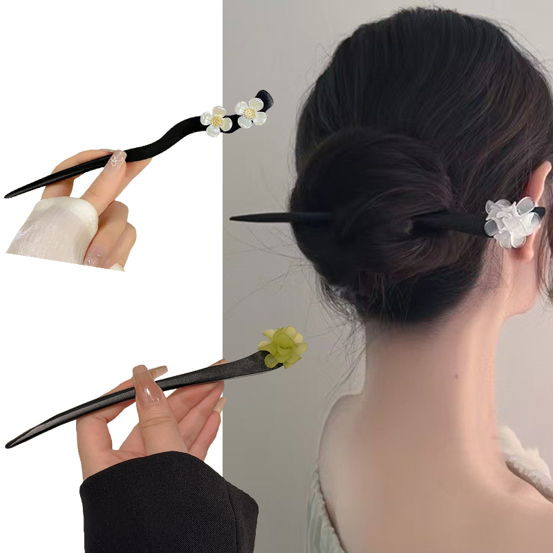 Vintage Chinese Style Wooden F - огляд і ціна Pearl Hair Pin