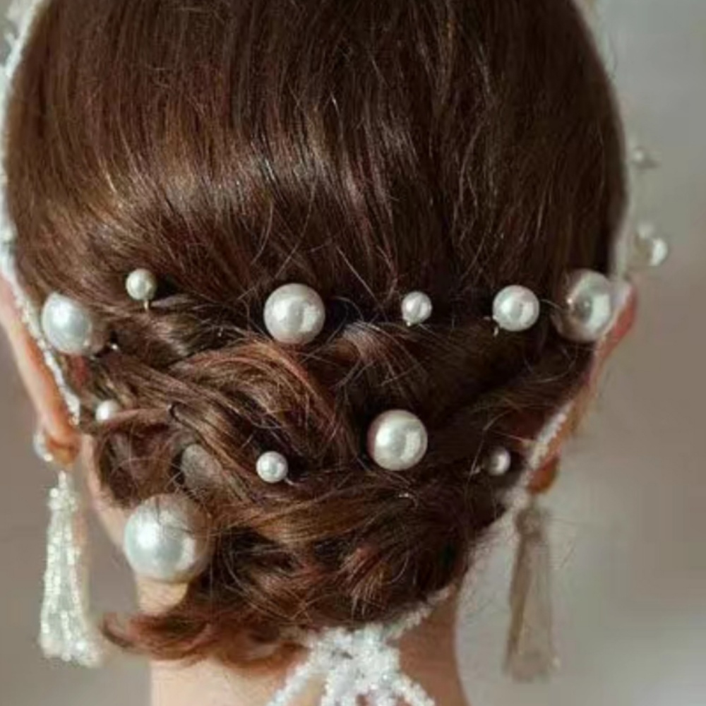 Pearl Crystal Hair Pins Comb S - огляд і ціна Pearl Hair Pin