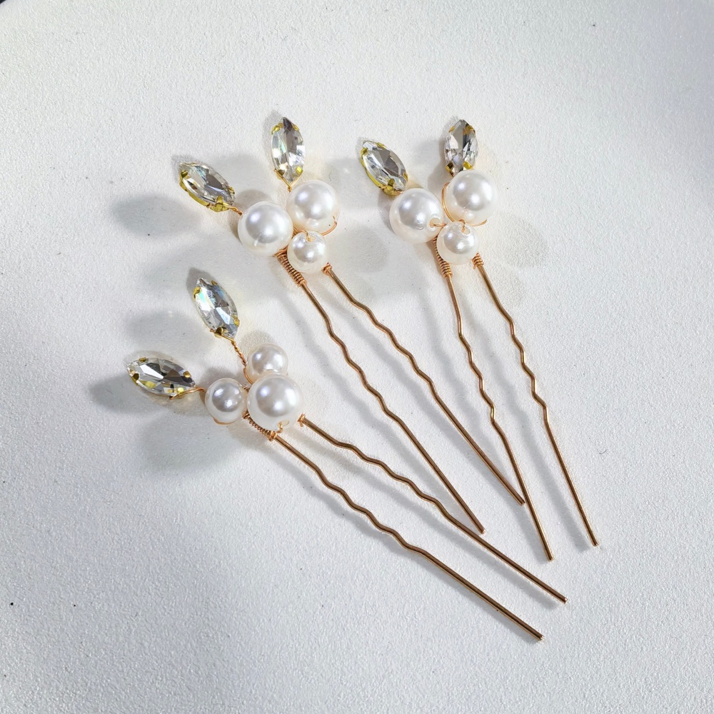 Pearl Crystal Hair Pins Comb S - огляд і ціна Pearl Hair Pin