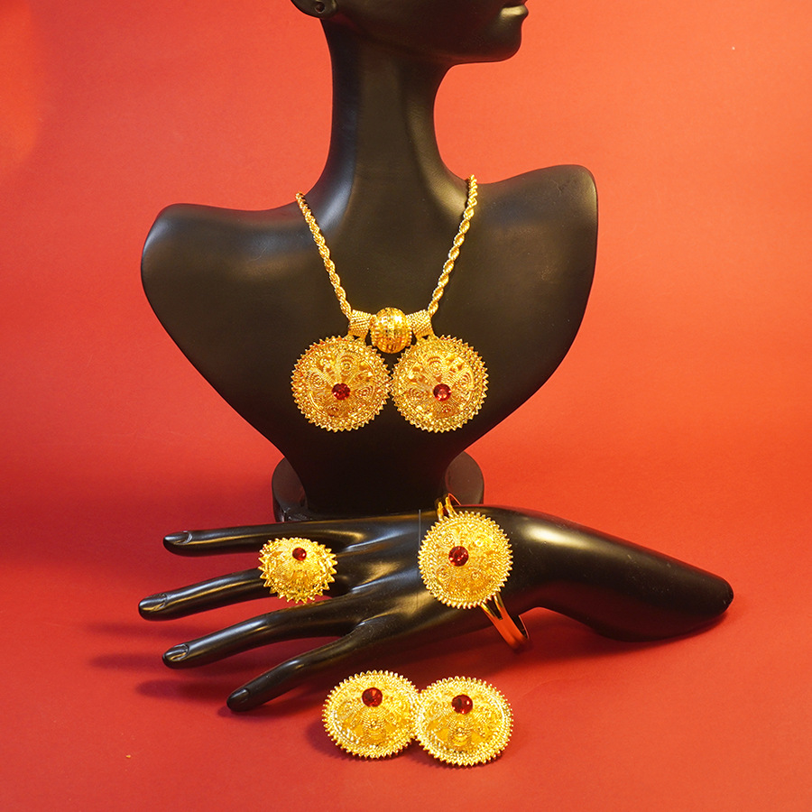 9999 gold fashionable Ethiopia - огляд і ціна Women'S African Accessories