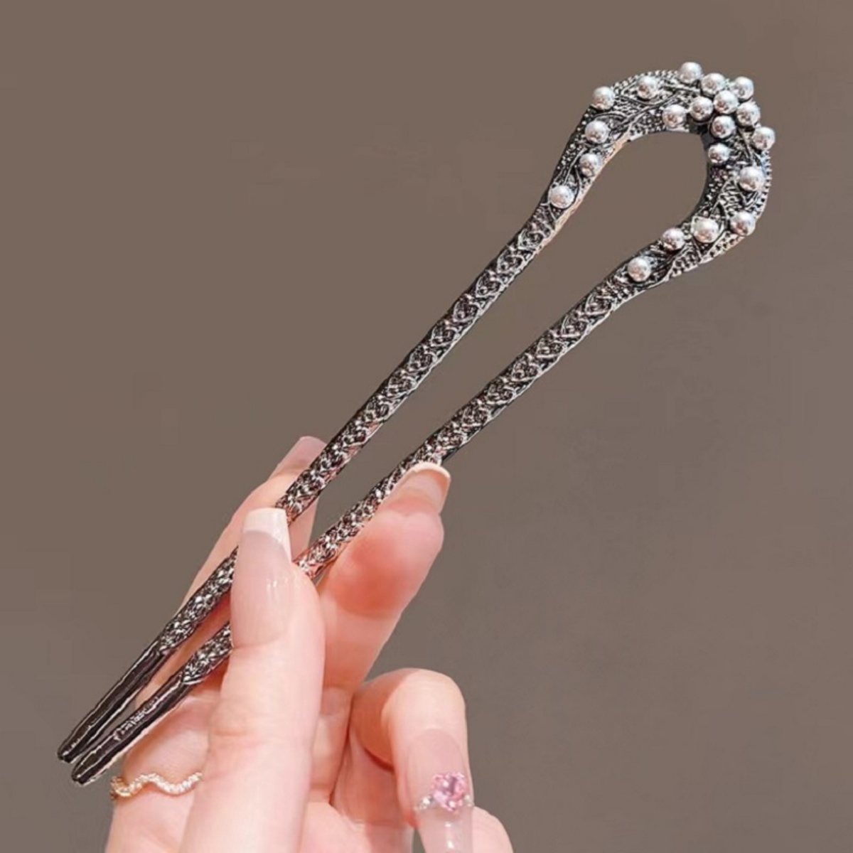 New Pearl U Shaped Hairpin For - огляд і ціна Pearl Hair Pin