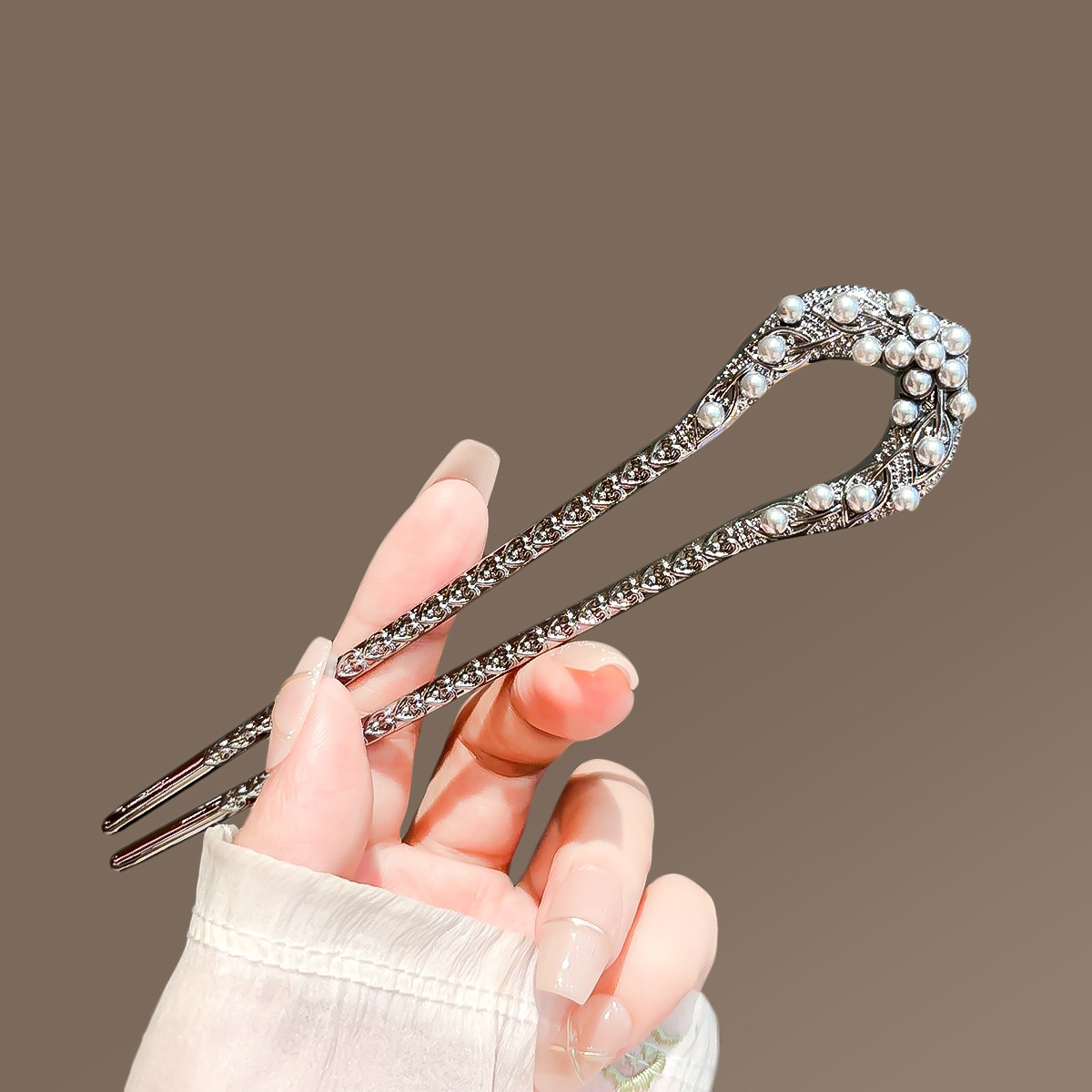 New Pearl U Shaped Hairpin For - огляд і ціна Pearl Hair Pin