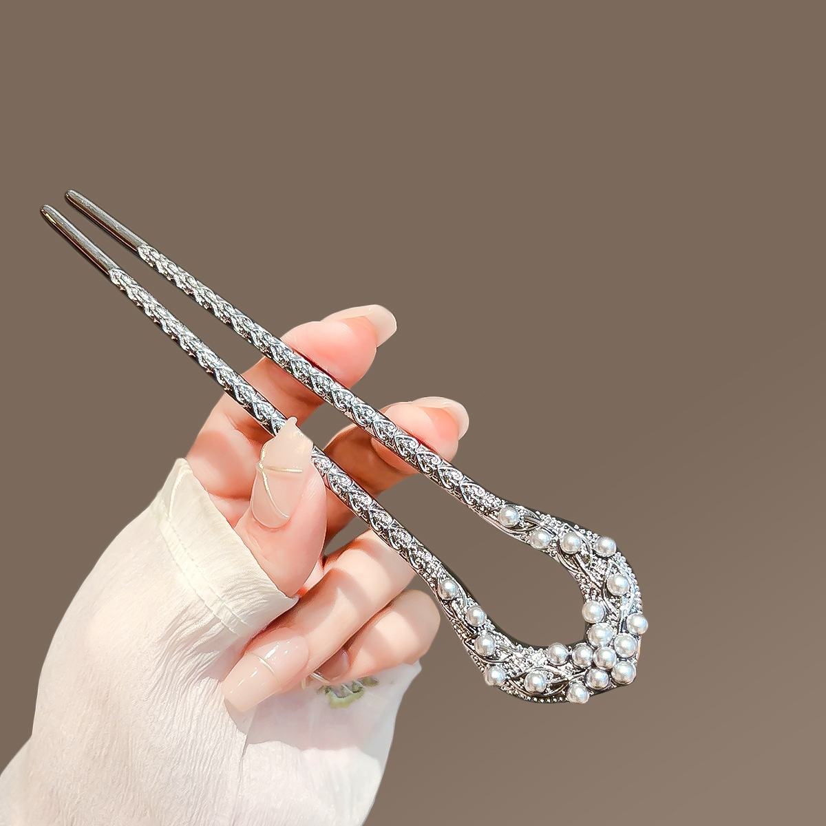New Pearl U Shaped Hairpin For - огляд і ціна Pearl Hair Pin