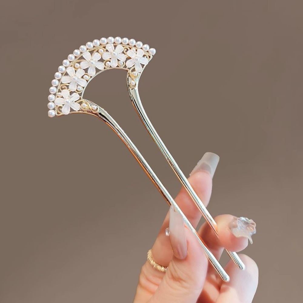 1pc Exquisite Fashion Elegant  - огляд і ціна Pearl Hair Pin