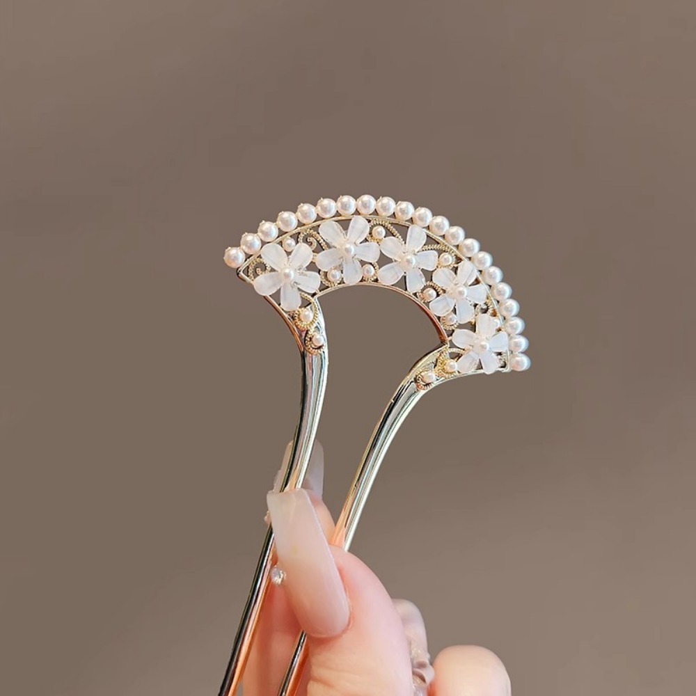 1pc Exquisite Fashion Elegant  - огляд і ціна Pearl Hair Pin