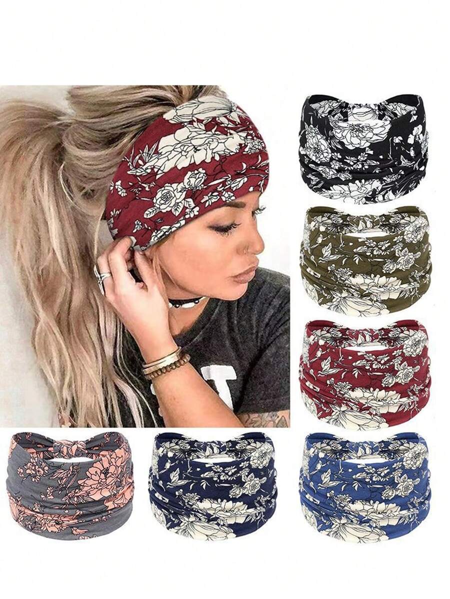 6pcs/Set Boho Style Wide Headb - огляд і ціна Women'S African Accessories