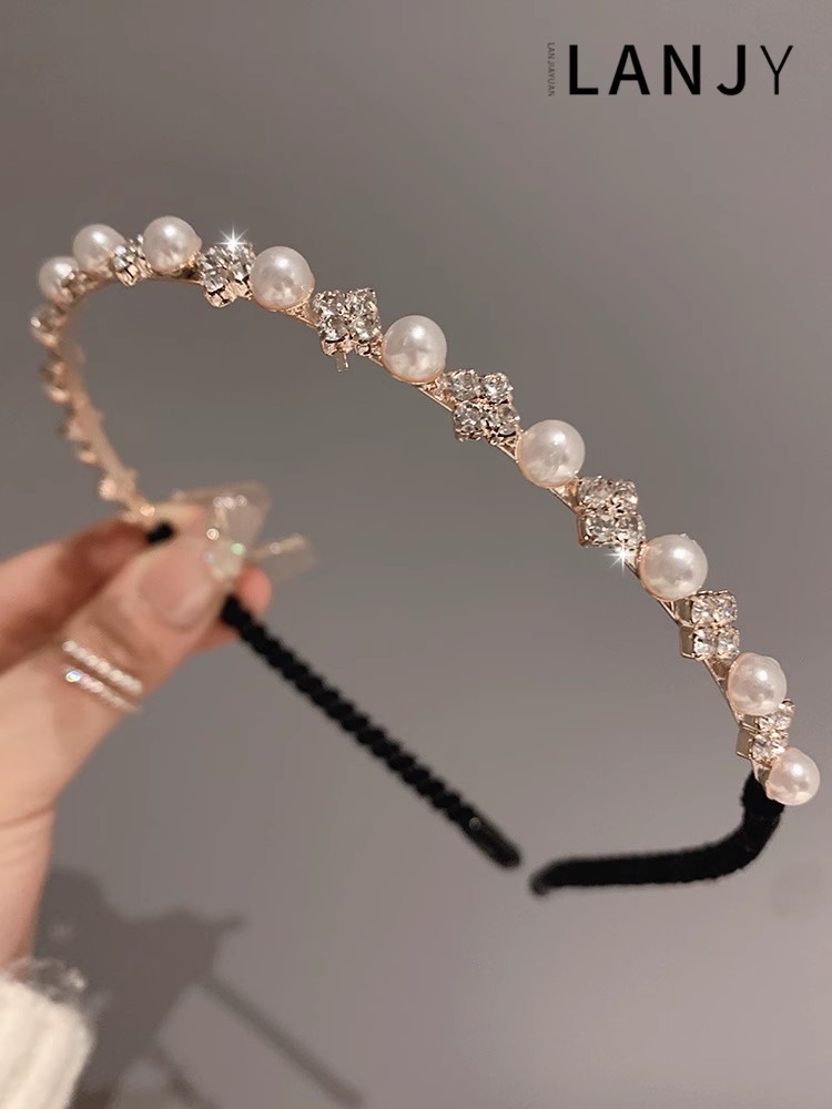 Retro pearl rhinestone fine ed - огляд і ціна Women'S Accessories Go Outdoors
