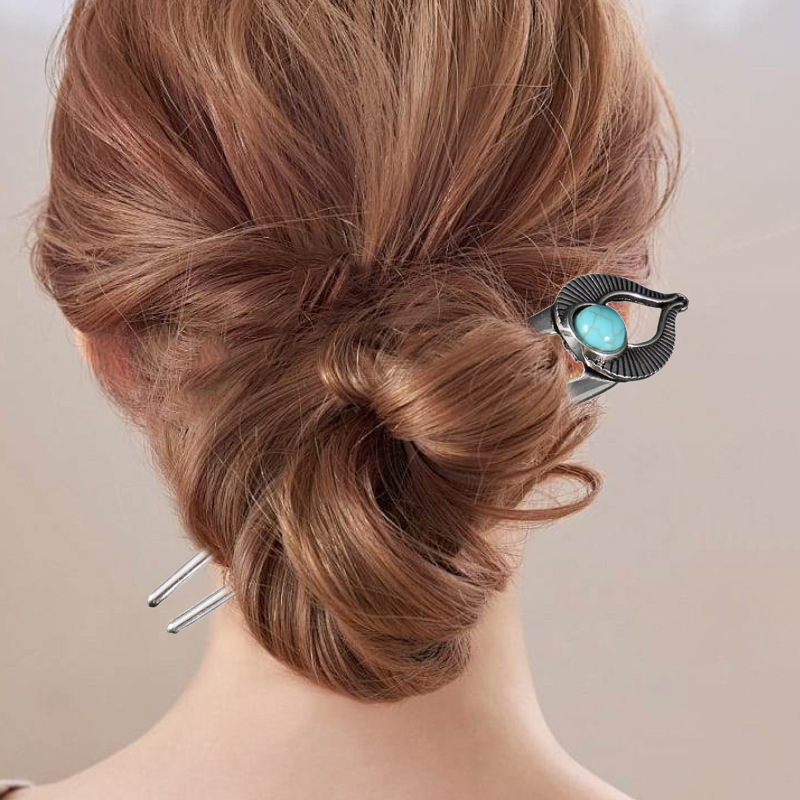 Egypt Turquoise U Shape Hair F - огляд і ціна Pearl Hair Pin
