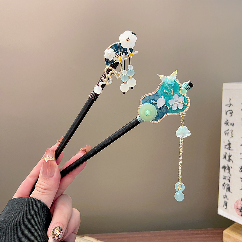 Classic Tassel Hair Stick Blac - огляд і ціна Pearl Hair Pin