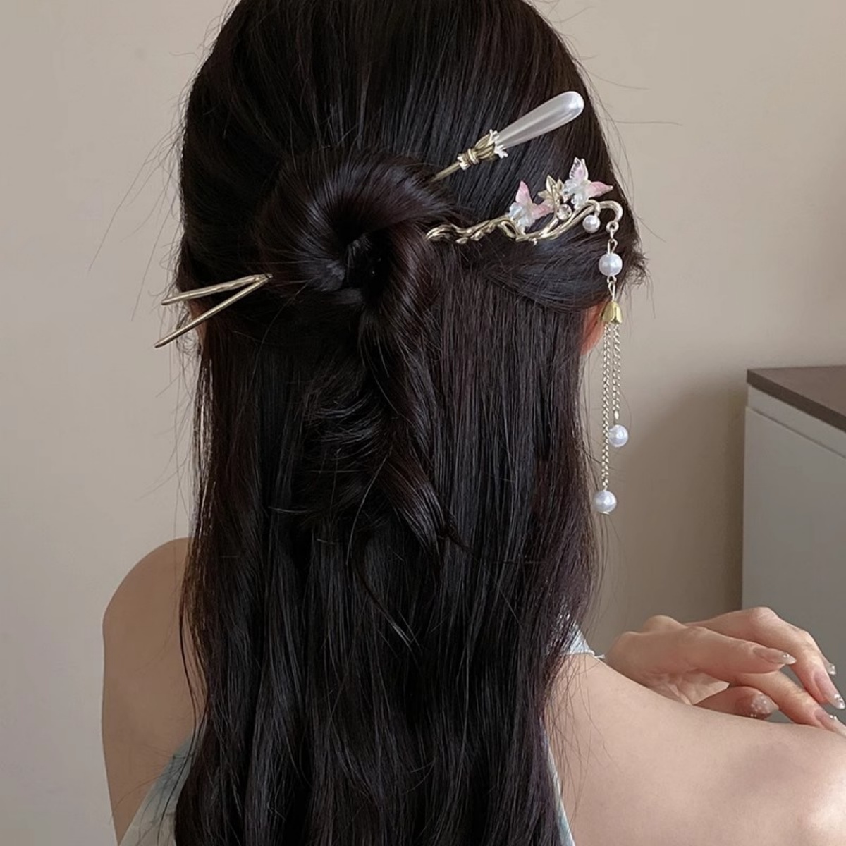 2025 New Flower Hairpin For Wo - огляд і ціна Pearl Hair Pin