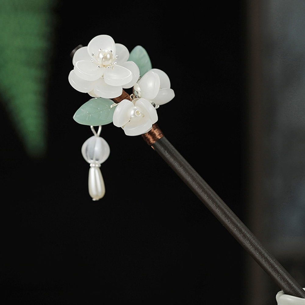 Retro Flower Hairpin With Pear - огляд і ціна Pearl Hair Pin