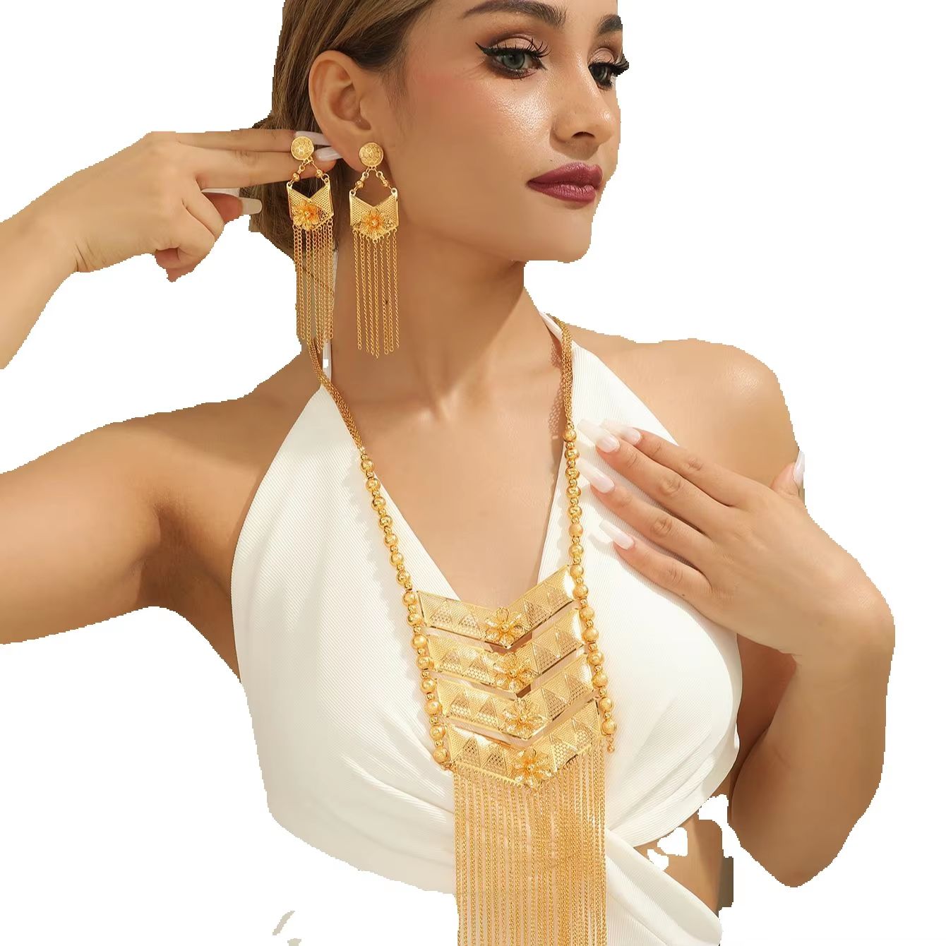 New Dubai 24K Gold Plated Allo - огляд і ціна Women Accessories Gift Set